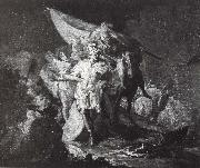 Francisco Goya Hannibal surveying the Italian Prospect oil painting